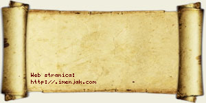 Daniel Karadžić vizit kartica